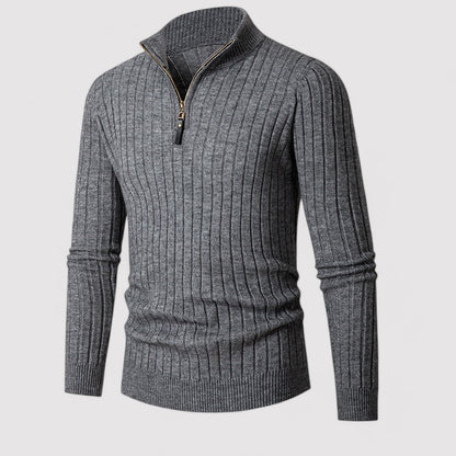 Ancien | Men's Casual Zip-Up Sweater