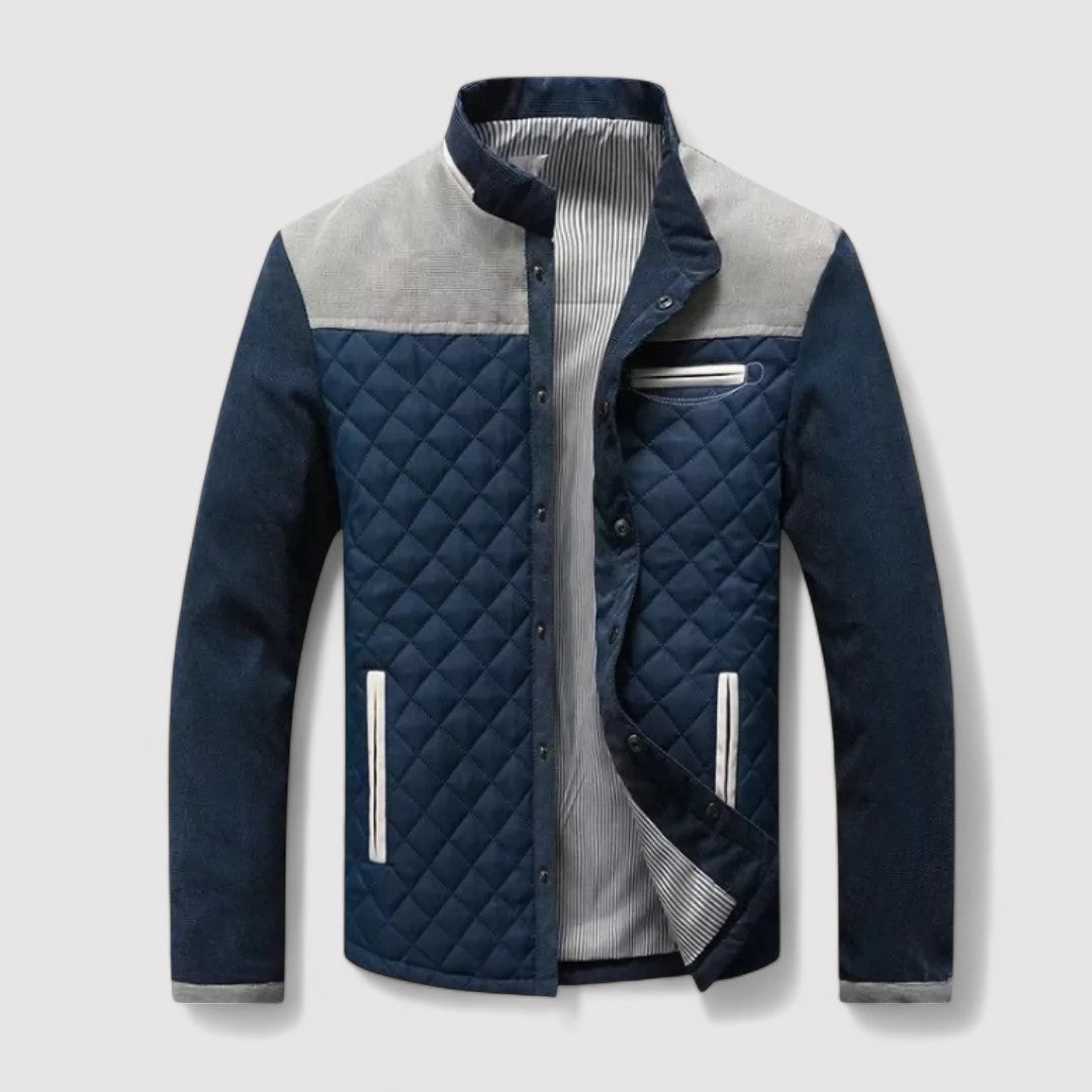 Ancien | Men's Quilted Bomber Jacket