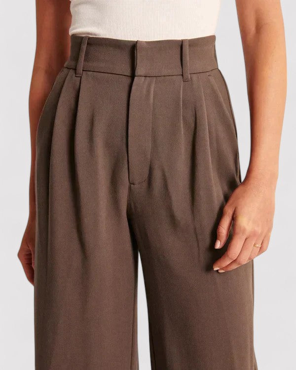 Ancien | Women's High-Waisted Flared Trousers