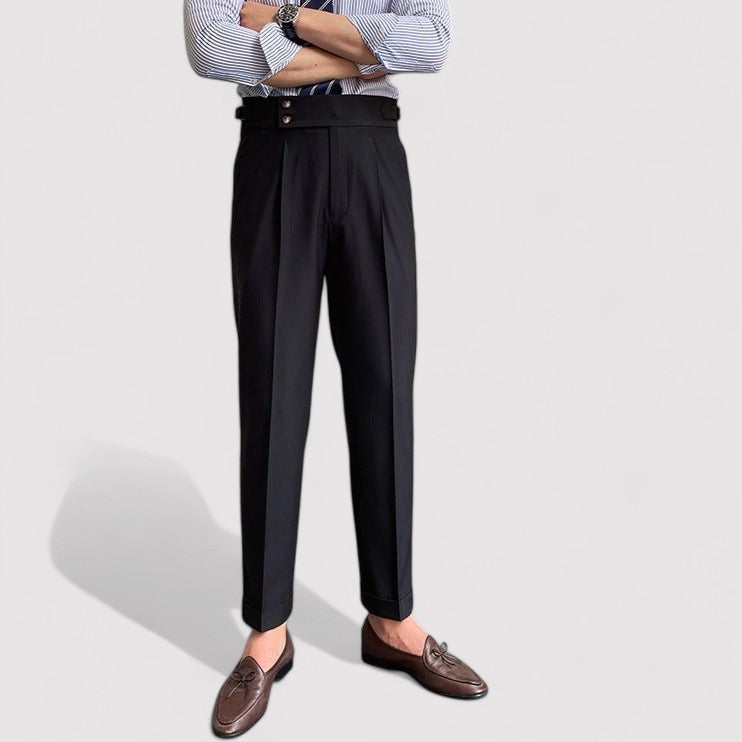 Ancien | Men's Portofino Pleated Trousers