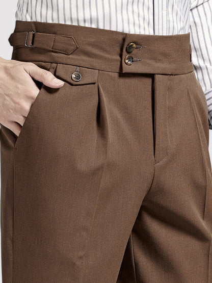 Ancien | Men's Naples Wrinkle Free High-Waist Pantalon