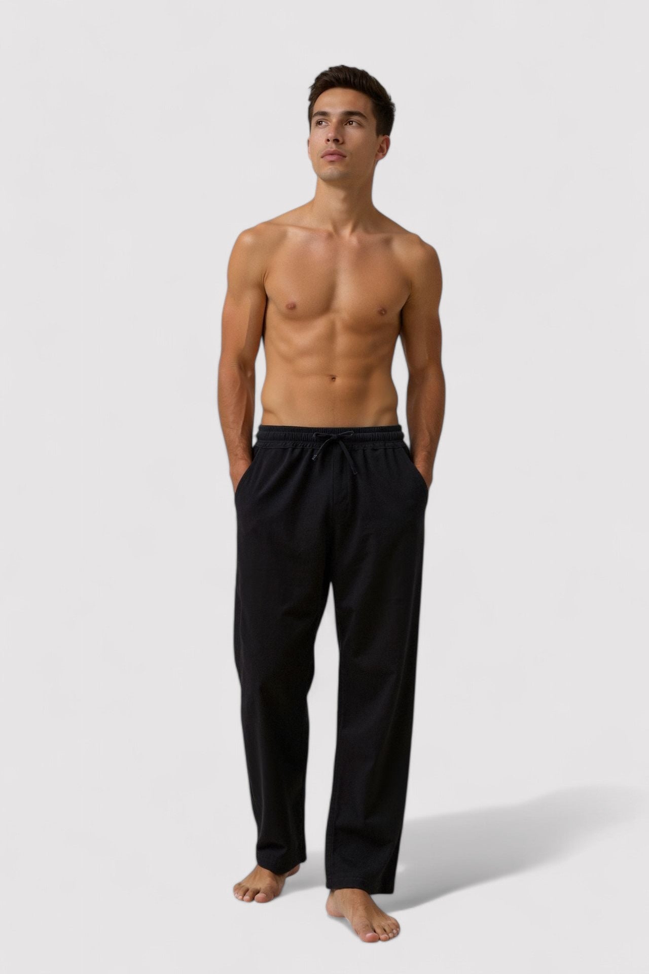 Ancien | Men's Old Money Cotton & Linen Blend Drawstring Pants