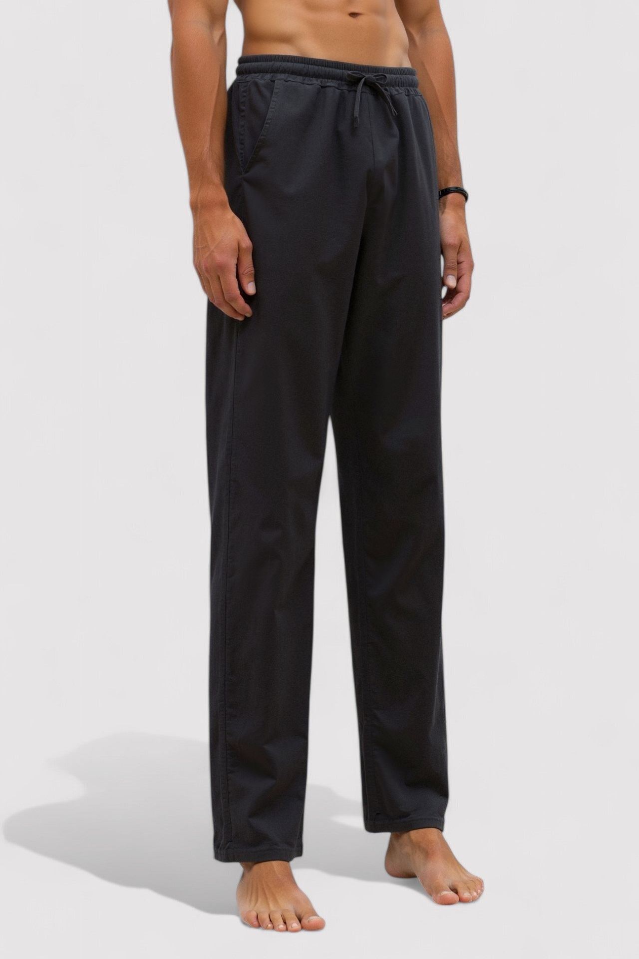 Ancien | Men's Old Money Cotton & Linen Blend Drawstring Pants