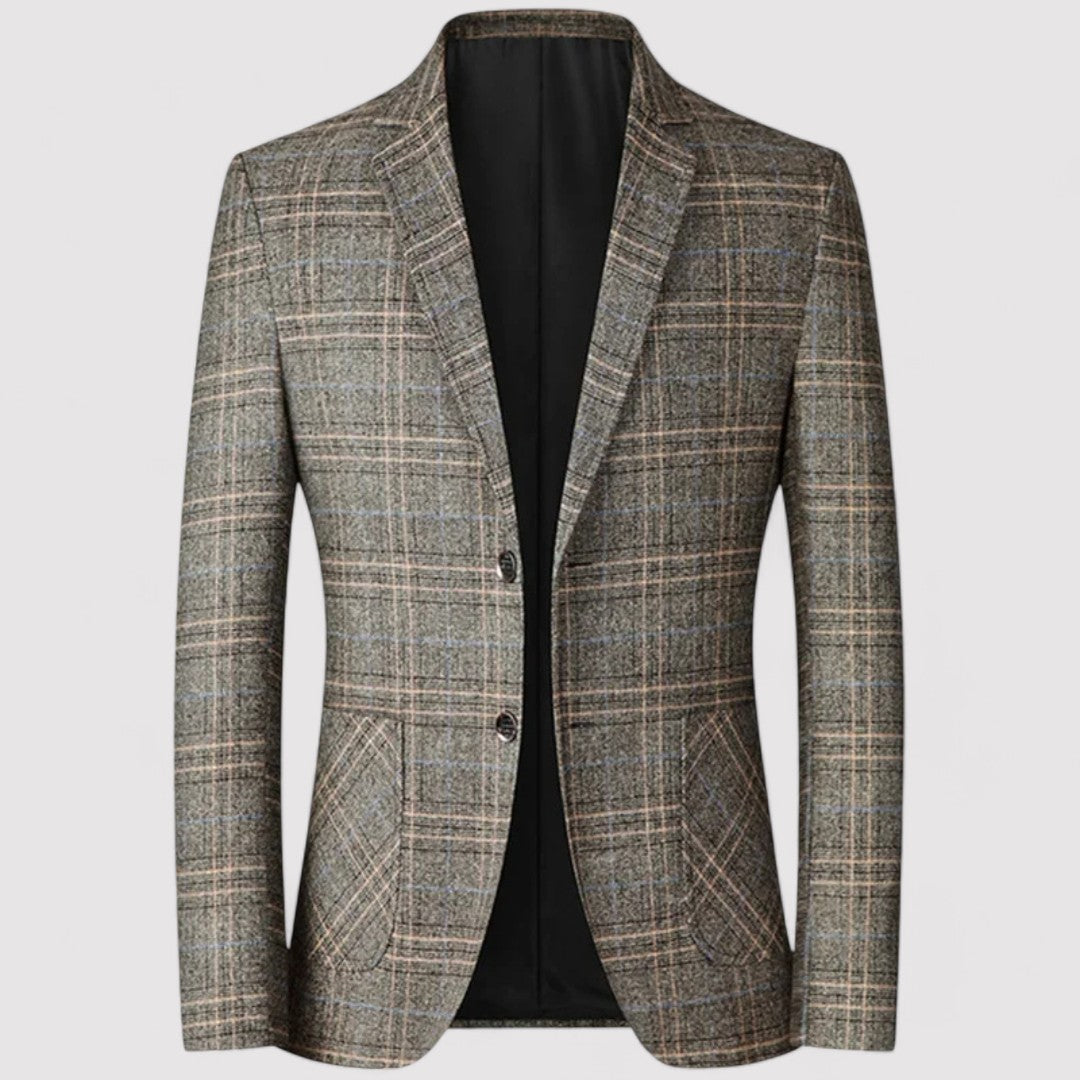 Ancien | Men's British Plaid Formal Jacket