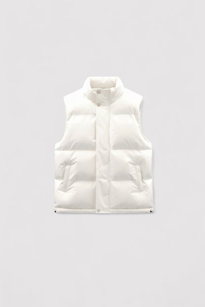 Ancien | Men's Quiet Luxury Solid High Neck Sleeveless Gilet Vest