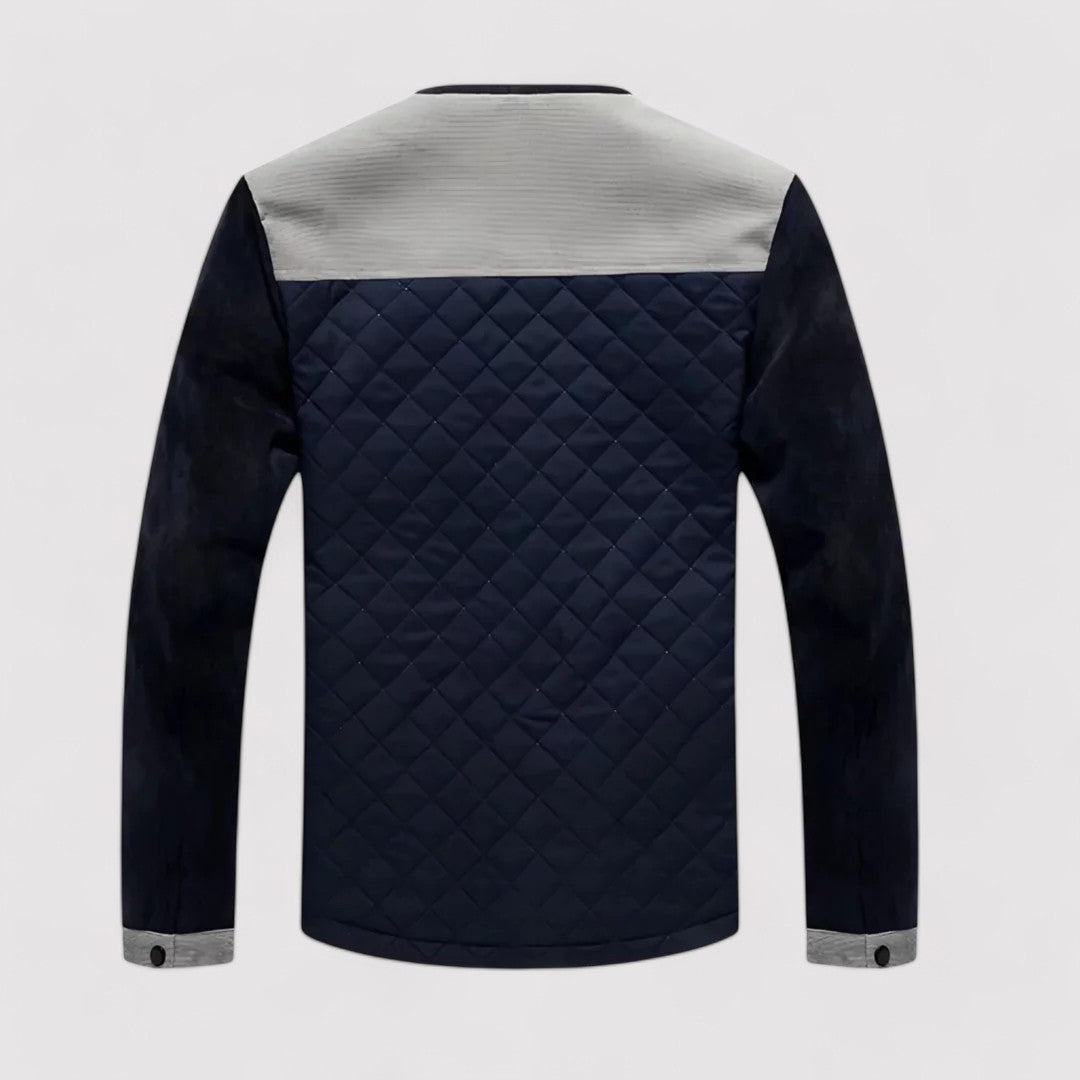 Ancien | Men's Quilted Bomber Jacket