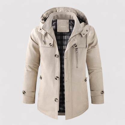 Ancien | Men’s Waterproof Winter Jacket with Hood