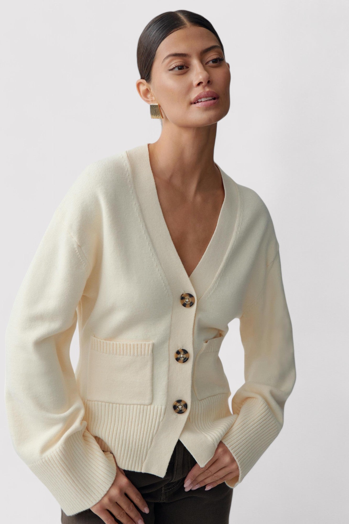 Ancien | Cashmere Pocket Cardigan