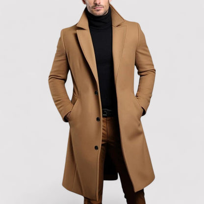 Ancien | Men's Long Merino Wool Winter Coat