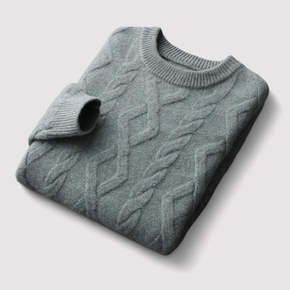 Ancien |  Merino Wool Padded Knitted Sweater