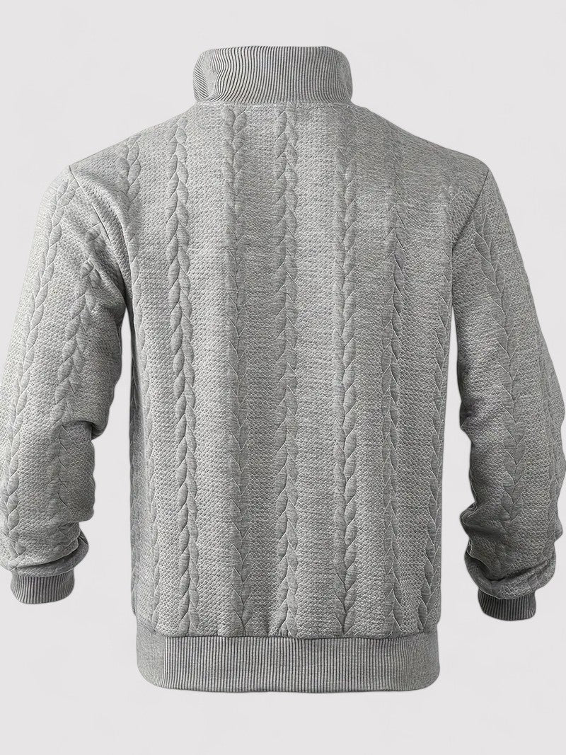 Ancien | Quarter Zip Men's Knitted Fit Sweater