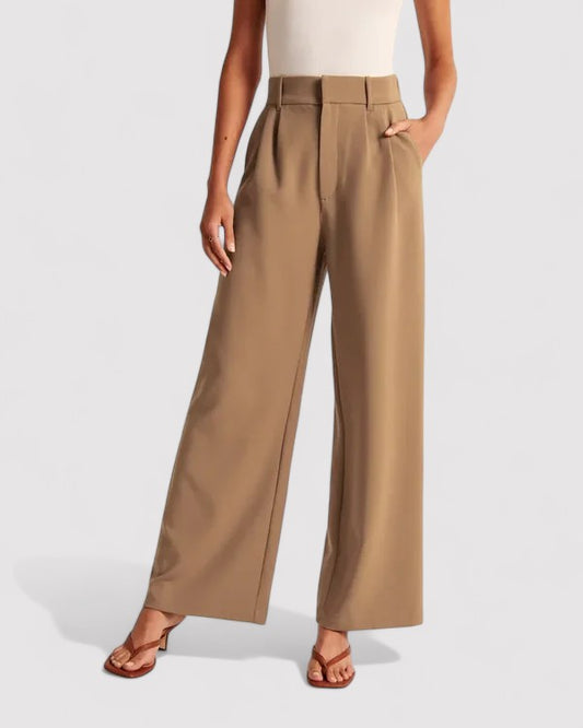 Ancien | Women's High-Waisted Flared Trousers