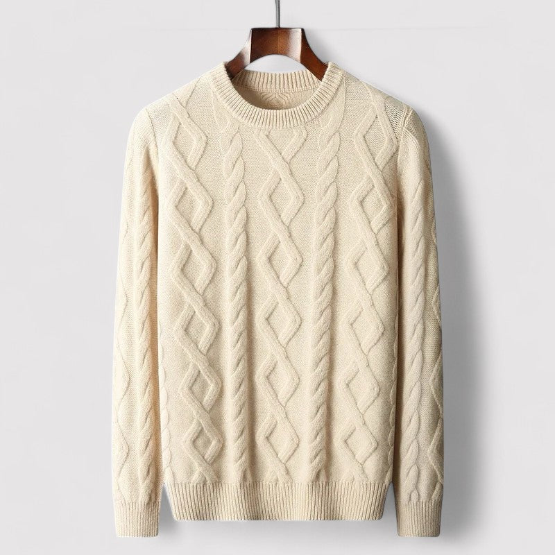 Ancien |  Merino Wool Padded Knitted Sweater