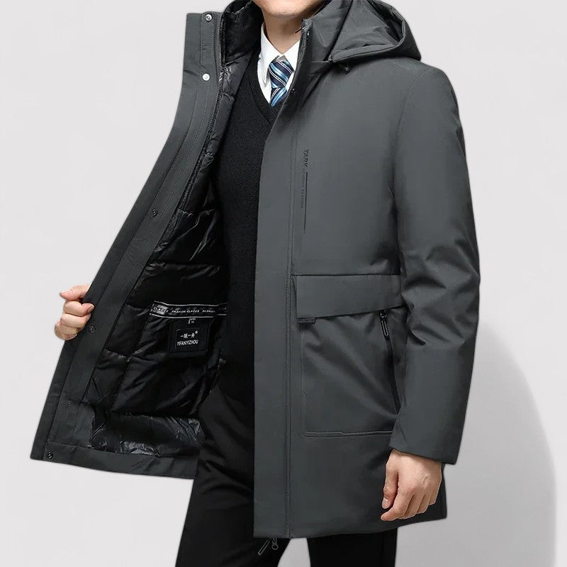 Ancien | Men’s Windproof Winter Parka Jacket with Warm Lining