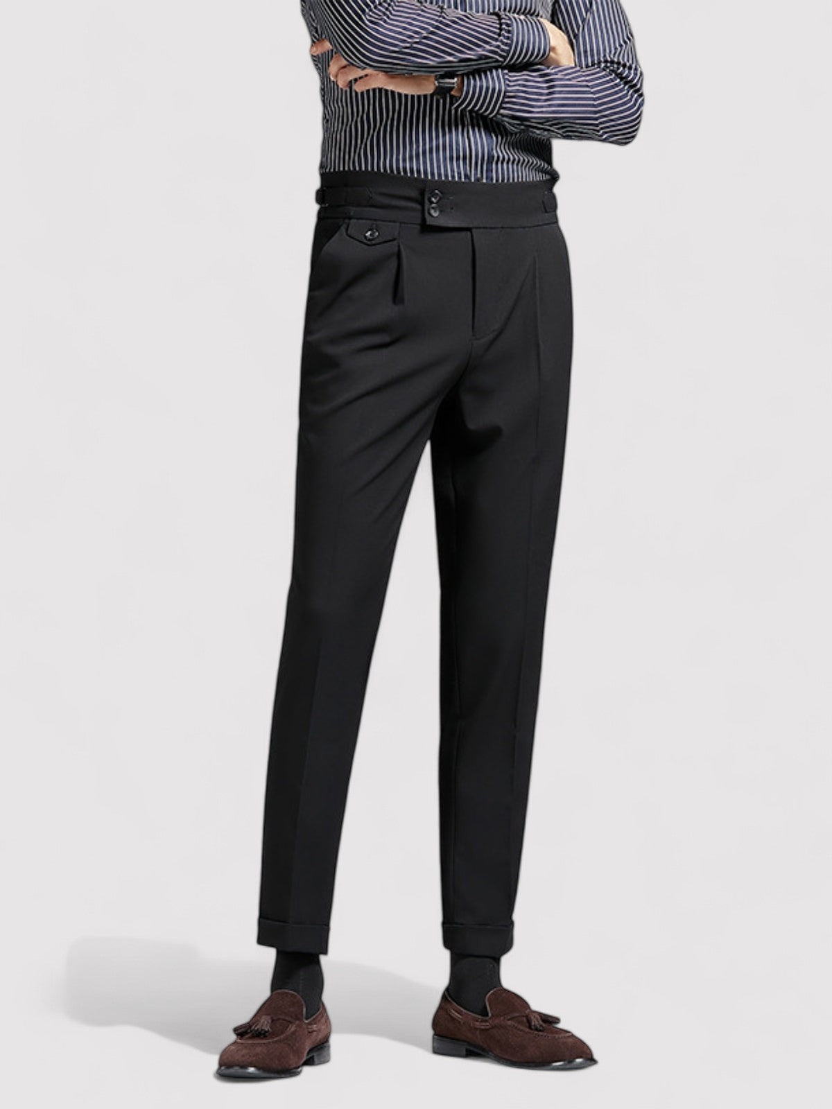 Ancien | Men's Naples Wrinkle Free High-Waist Pantalon