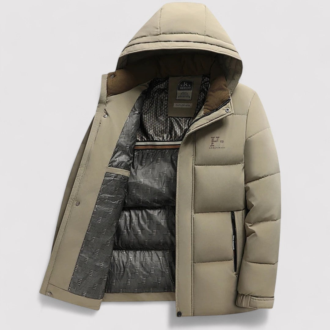 Ancien | Men's Warm Hooded Parka Jacket