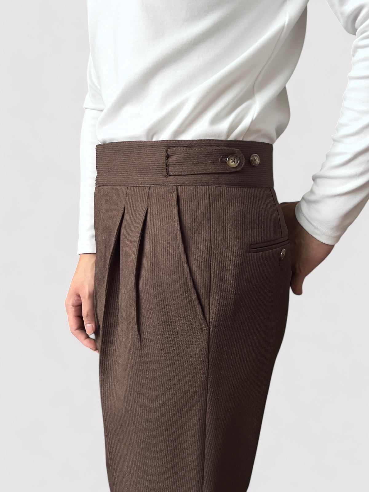 Ancien | Men's Old Money High Waist Gurkha Pantalon