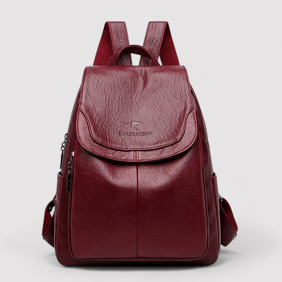 Ancien | Anti-Theft Leather Backpack