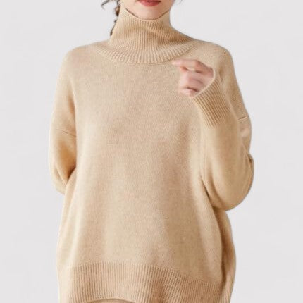 Ancien | Women's Classy Cashmere Sweater Turtle Neck Pullover