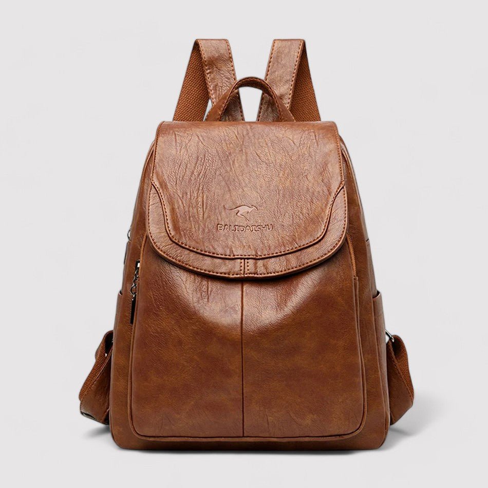 Ancien | Anti-Theft Leather Backpack