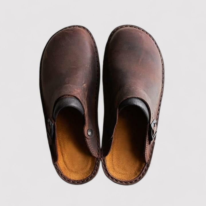 Ancien | Orthopaedic Leather Shoes-Slippers Unisex