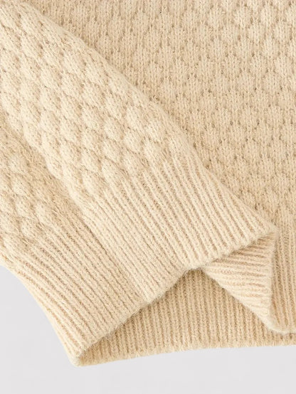 Ancien | Men's Coarse Knitted Warm Turtleneck Sweater