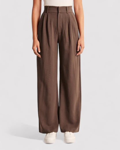 Ancien | Women's High-Waisted Flared Trousers