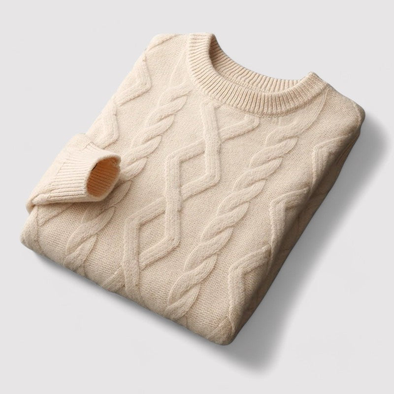 Ancien |  Merino Wool Padded Knitted Sweater