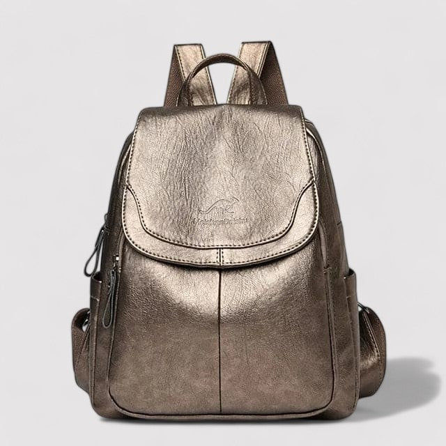 Ancien | Anti-Theft Leather Backpack