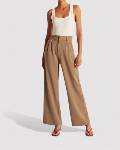 Ancien | Women's High-Waisted Flared Trousers