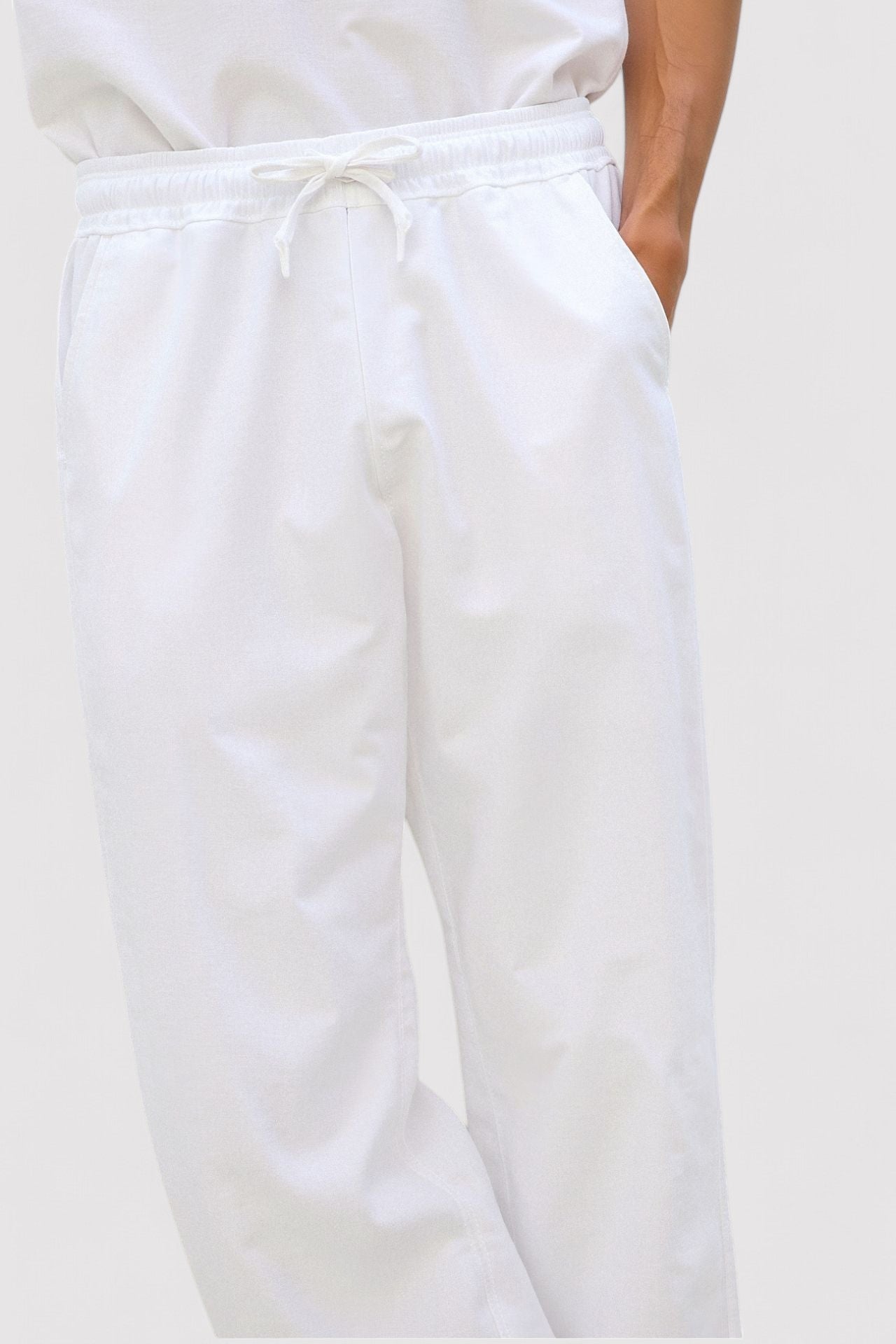 Ancien | Men's Old Money Cotton & Linen Blend Drawstring Pants