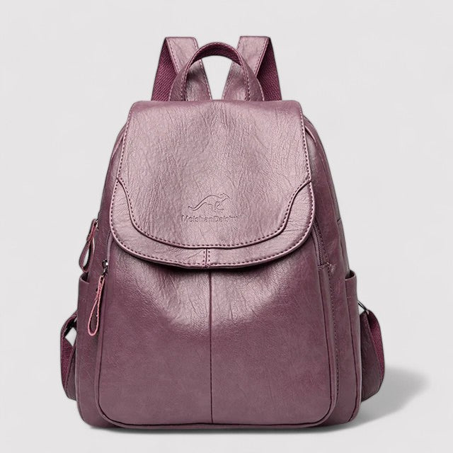 Ancien | Anti-Theft Leather Backpack