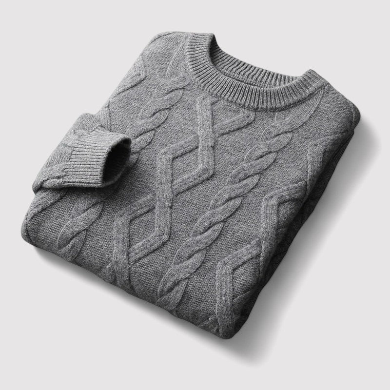 Ancien |  Merino Wool Padded Knitted Sweater