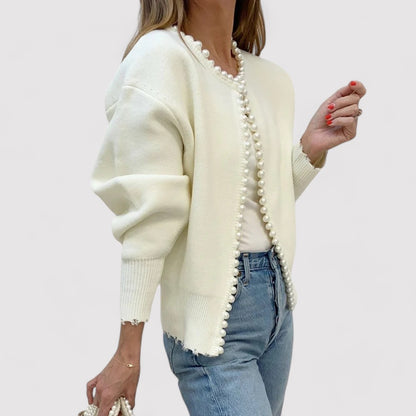 Ancien | Luxurious Women's Pearl Cardigan