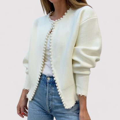 Ancien | Luxurious Women's Pearl Cardigan