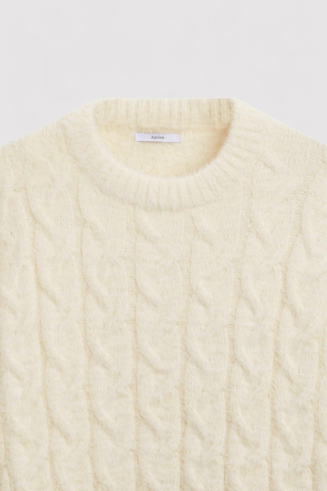 Ancien | Men's Old Money Regular Cable Knit Sink Sweater