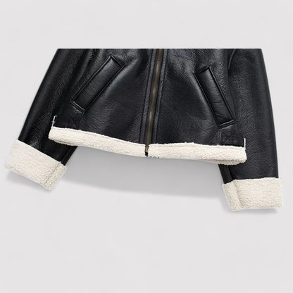 Ancien | Women's Leather Autumn Jacket