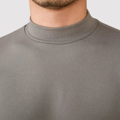 Ancien | Men's Soft Cashmere Half-Turtleneck Sweater