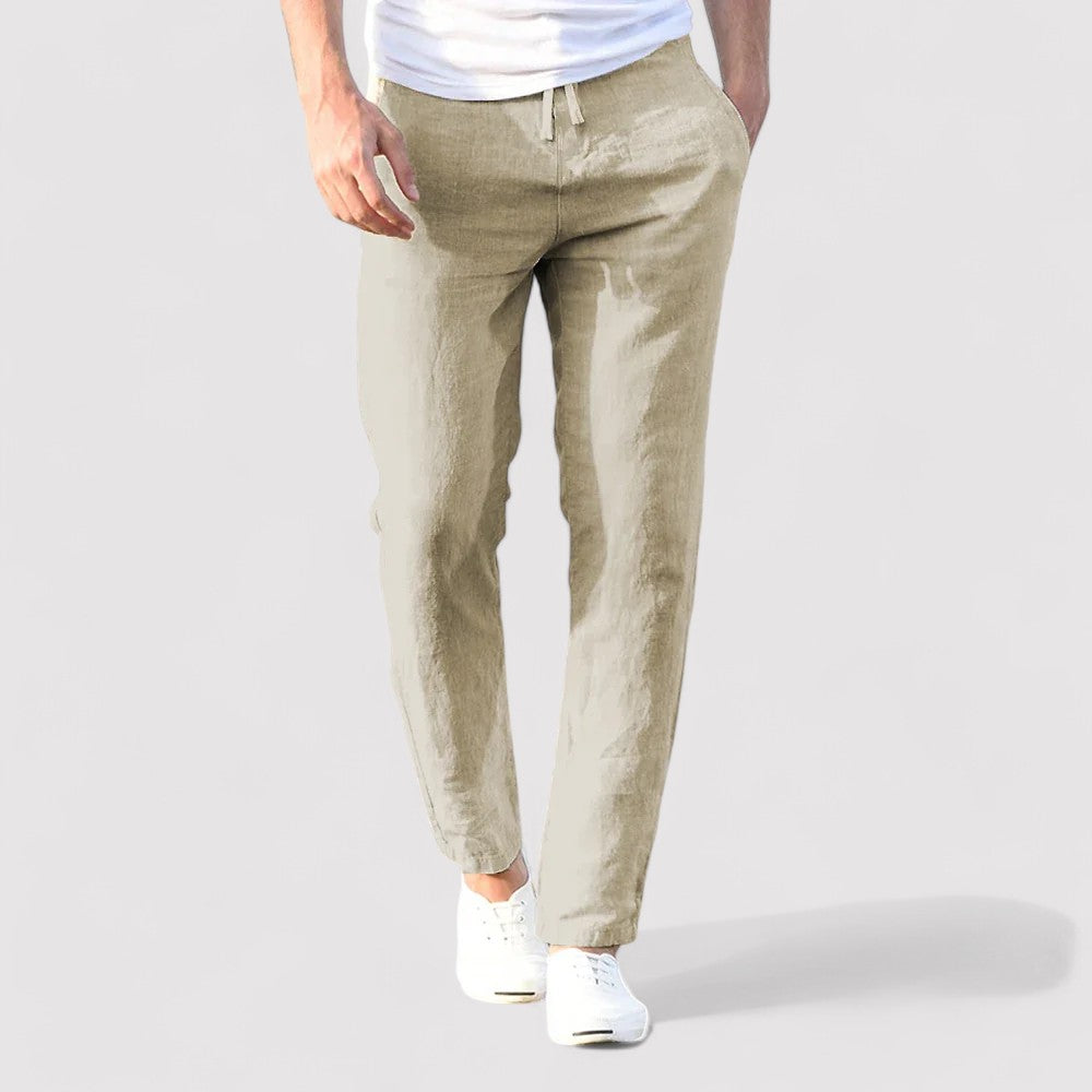 Ancien | Men's Linen Casual Summer Trousers