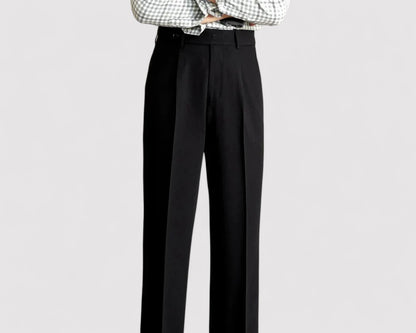 Ancien | Men’s Italian Straight Elegant Trousers