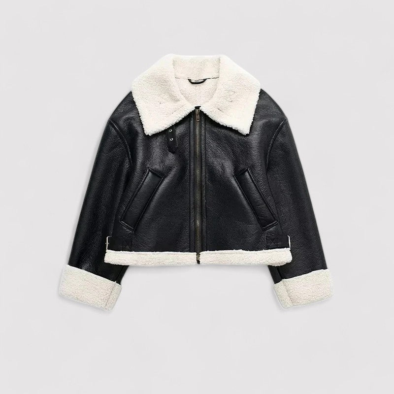 Ancien | Women's Leather Autumn Jacket