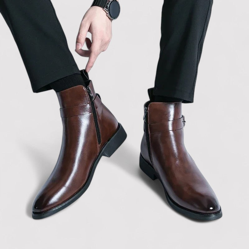 Ancien | Sergio Men's Genuine Leather Chelsea Boots