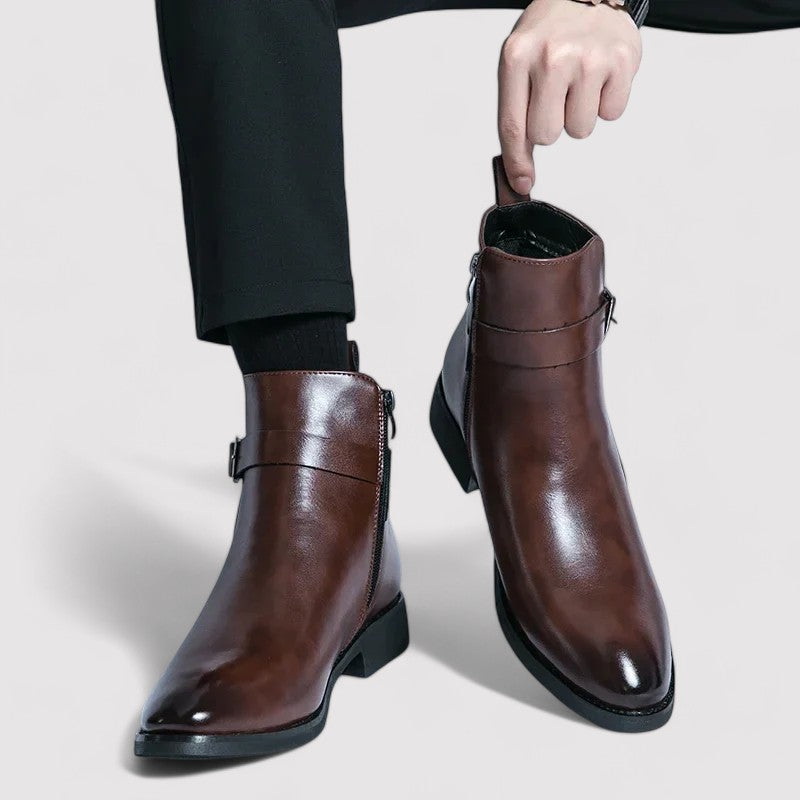 Ancien | Sergio Men's Genuine Leather Chelsea Boots