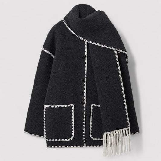 Ancien | Fringed Scarf Jacket