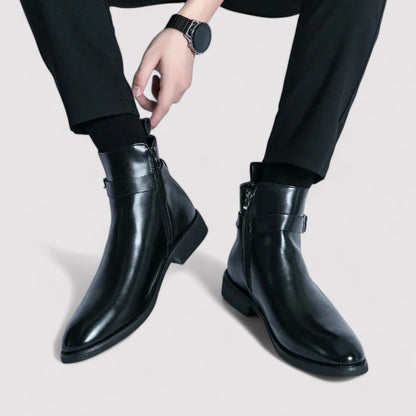 Ancien | Sergio Men's Genuine Leather Chelsea Boots