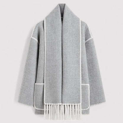 Ancien | Fringed Scarf Jacket