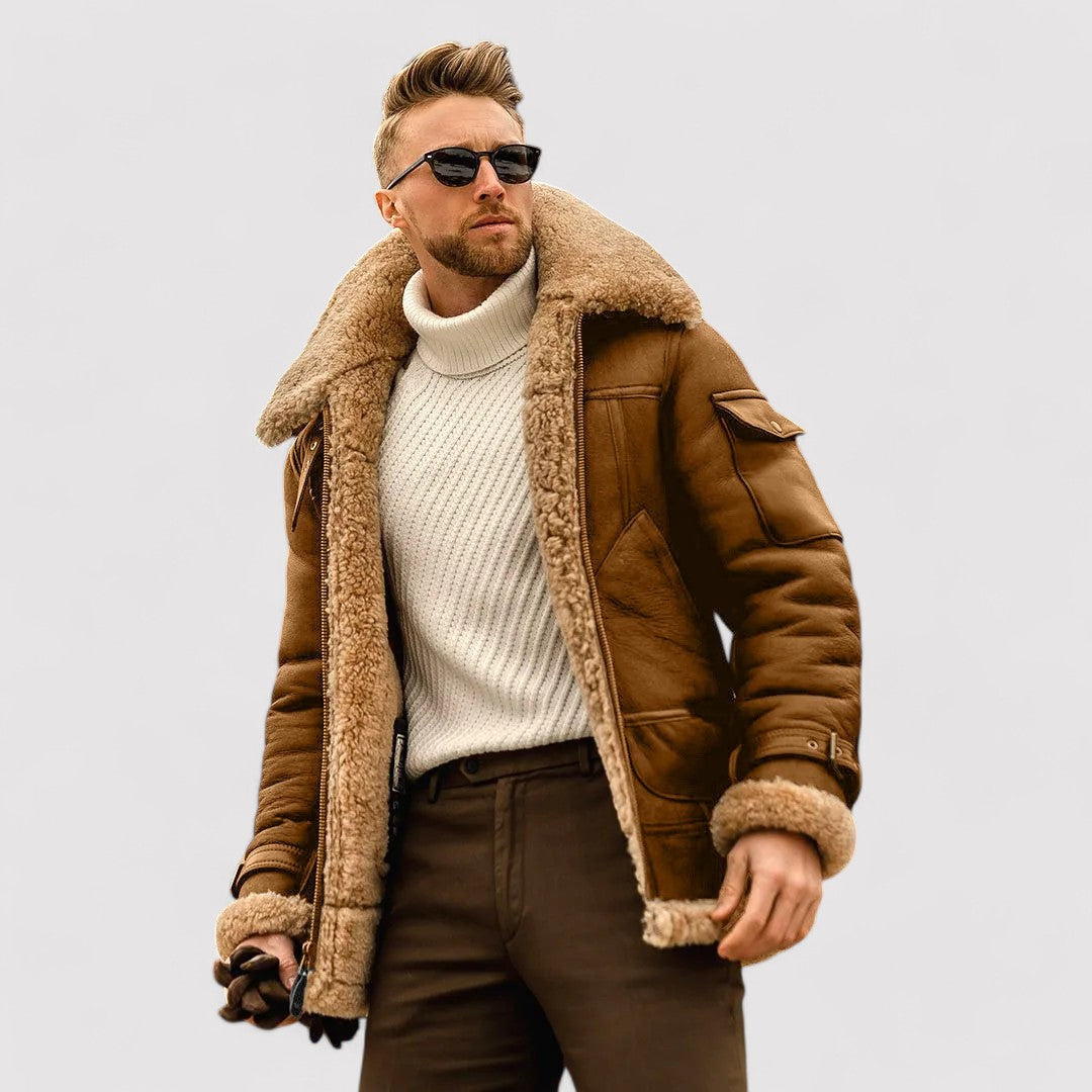 Ancien | Men's Warm Sheepskin Jacket