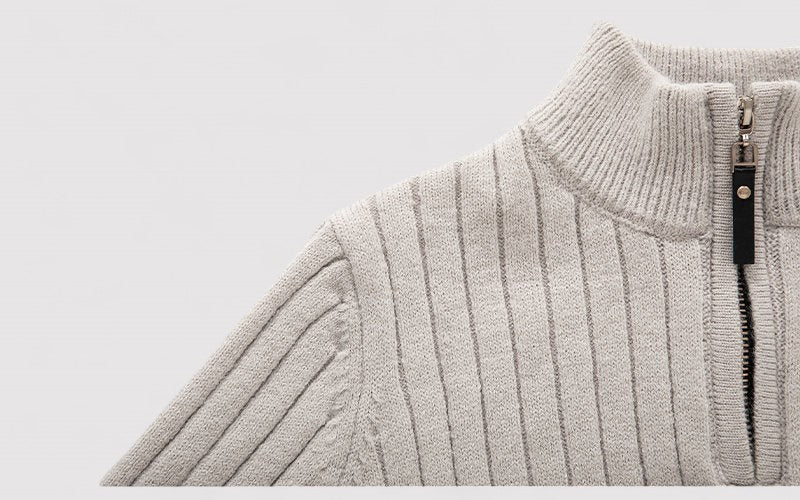 Ancien | Men's Casual Zip-Up Sweater