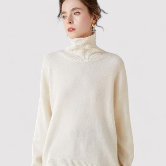 Ancien | Women's Classy Cashmere Sweater Turtle Neck Pullover