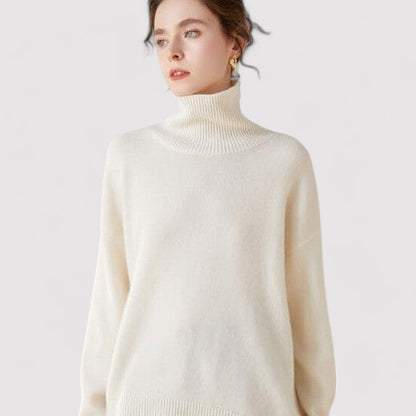 Ancien | Women's Classy Cashmere Sweater Turtle Neck Pullover